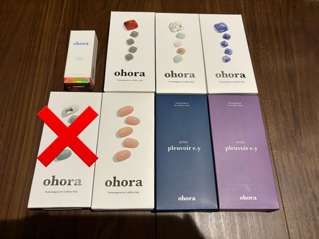 オホーラ　ネイルシール　トップジェル　未使用品　まとめ売り