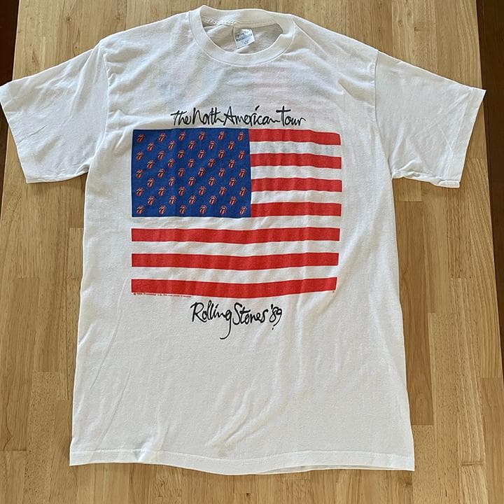 ROLLING STONES Tシャツ 89 XL BROCKUM Spring 中古・古着通販】バンドTシャツ (バンドTシャツ) The Rolling Stones