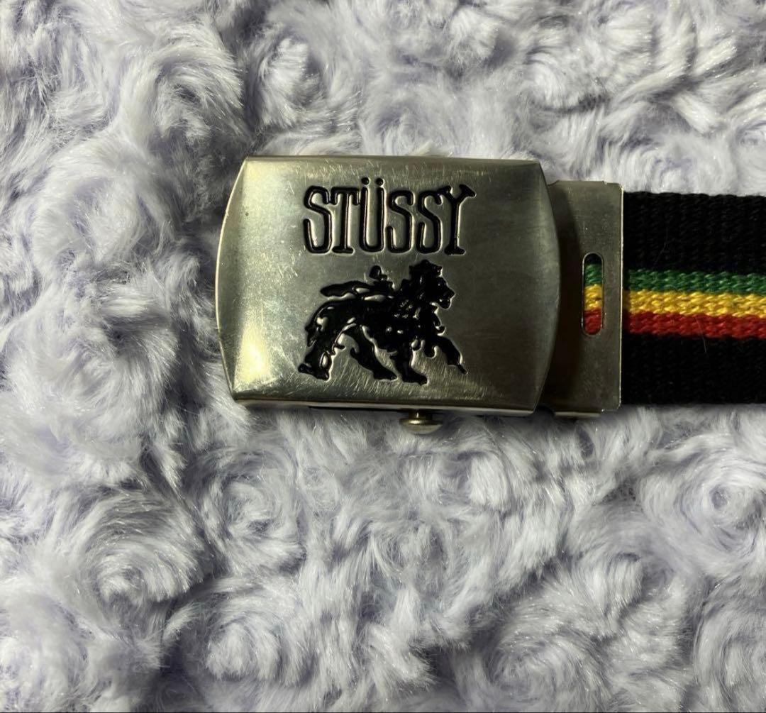 希少】00s old stussy ステューシー ラスタ柄ガチャベルト - メルカリ