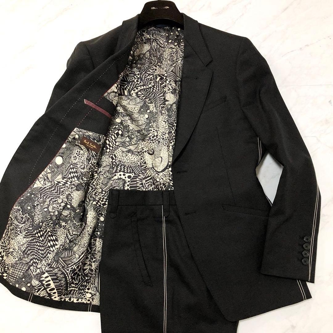 希少✨ポールスミスコレクション シングルスーツ 裏地総柄 サイド