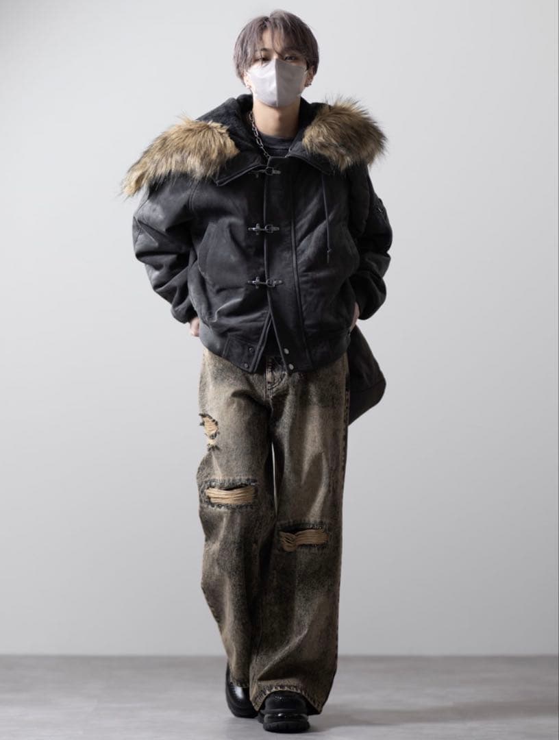 CLEL】ファイヤーマン テックフェードN2Bフライトジャケット - メルカリ