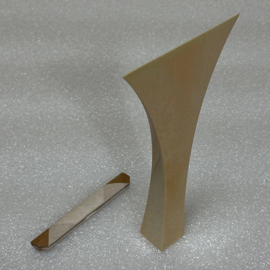 三味線　天然バチ　丸撥　無垢撥 三味線撥（バチ）象牙撥（長唄・民謡用）