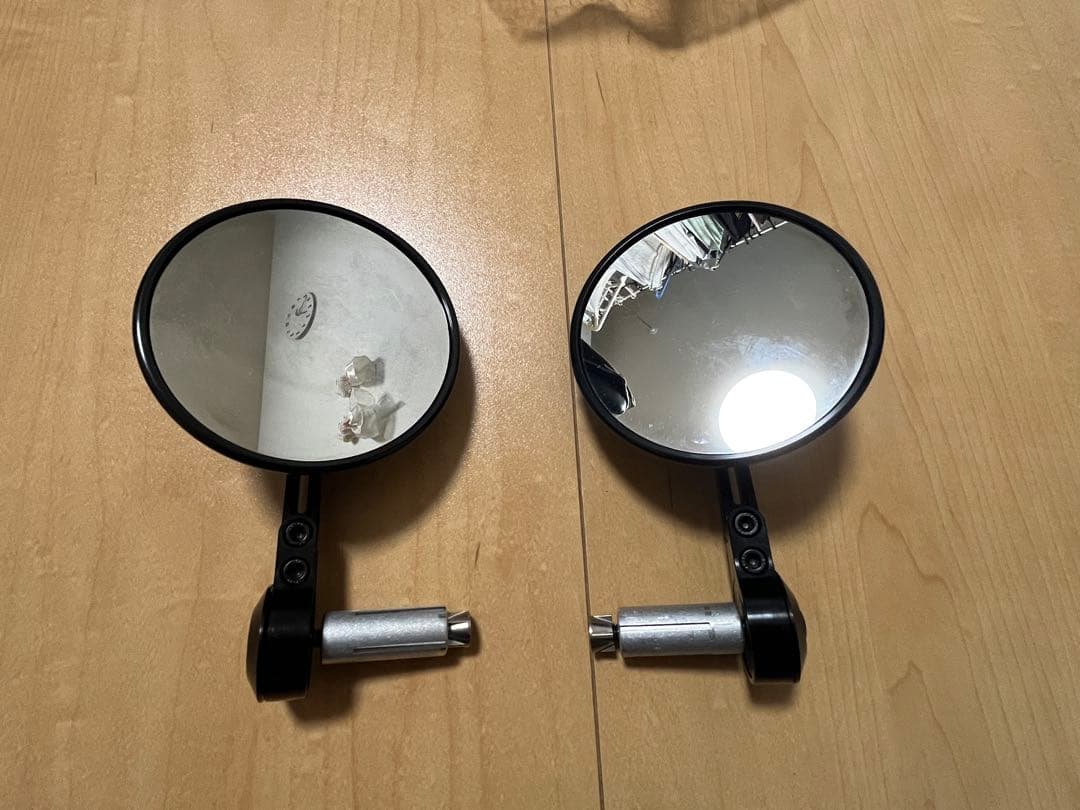 Tデイトナ　バーエンドミラー　モンタナ 2 2本+汎用アダプター付