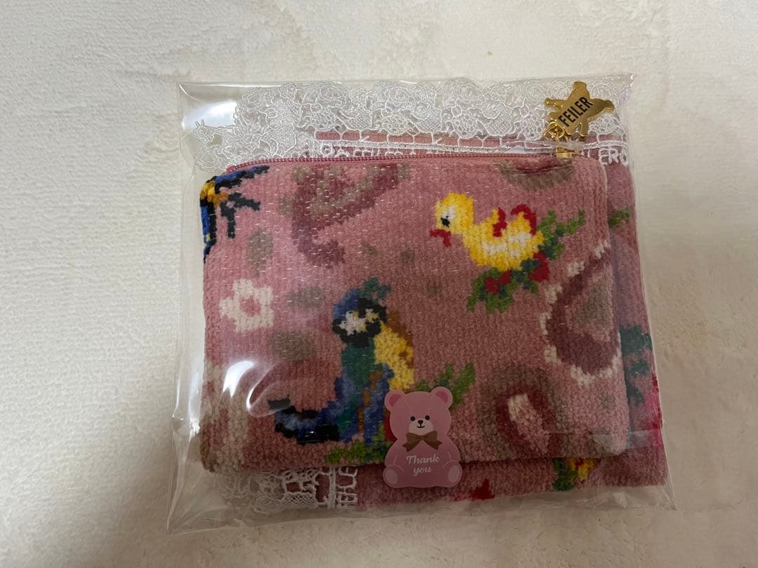 フェイラー 近沢レースコラボ ハイジペイズリーティッシュポーチと