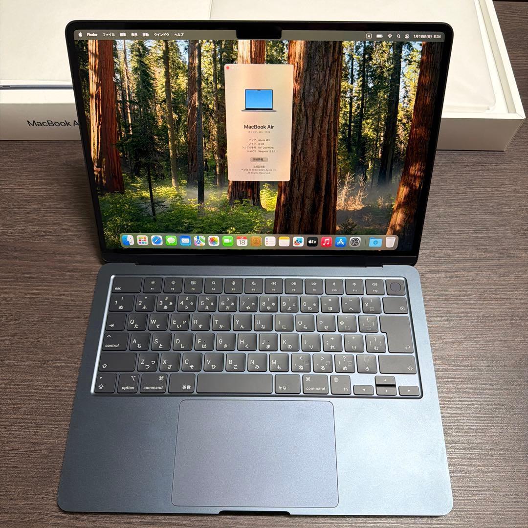 Apple MacBook Air M3 2024 13インチ