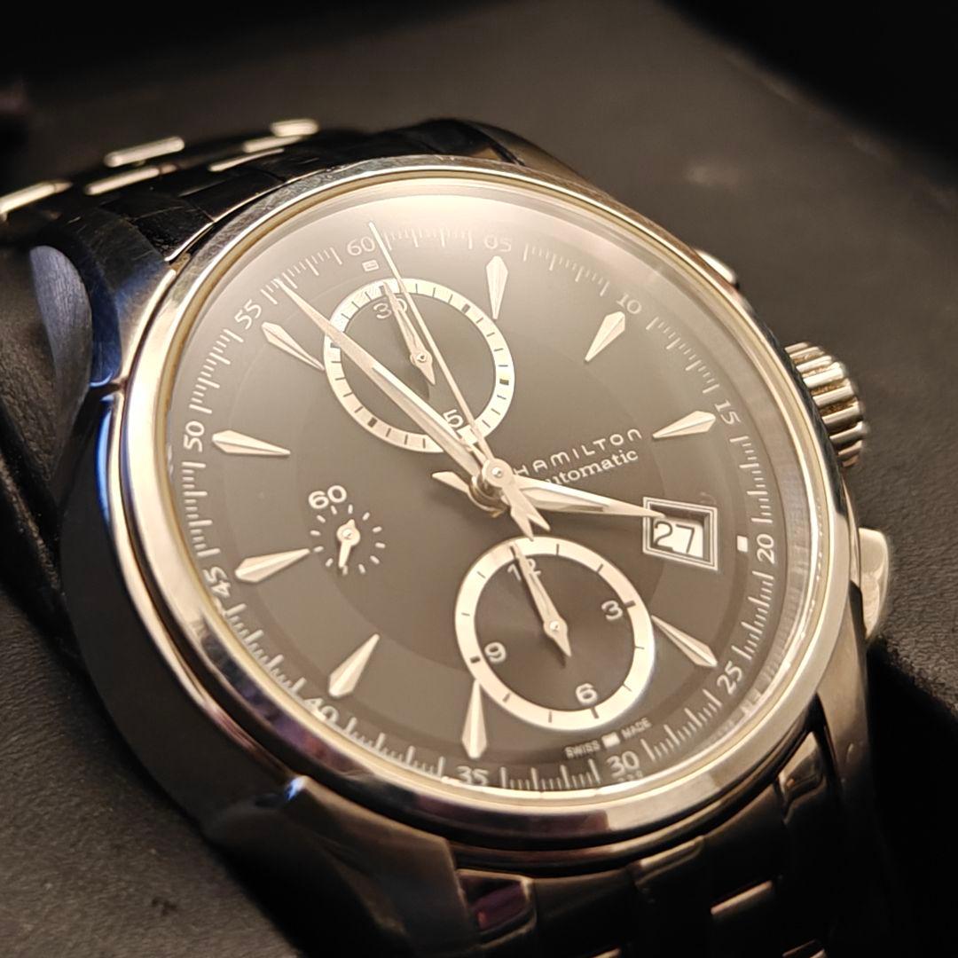 Hamilton ジャズマスター オートクロノ 自動巻き 腕時計 H326160