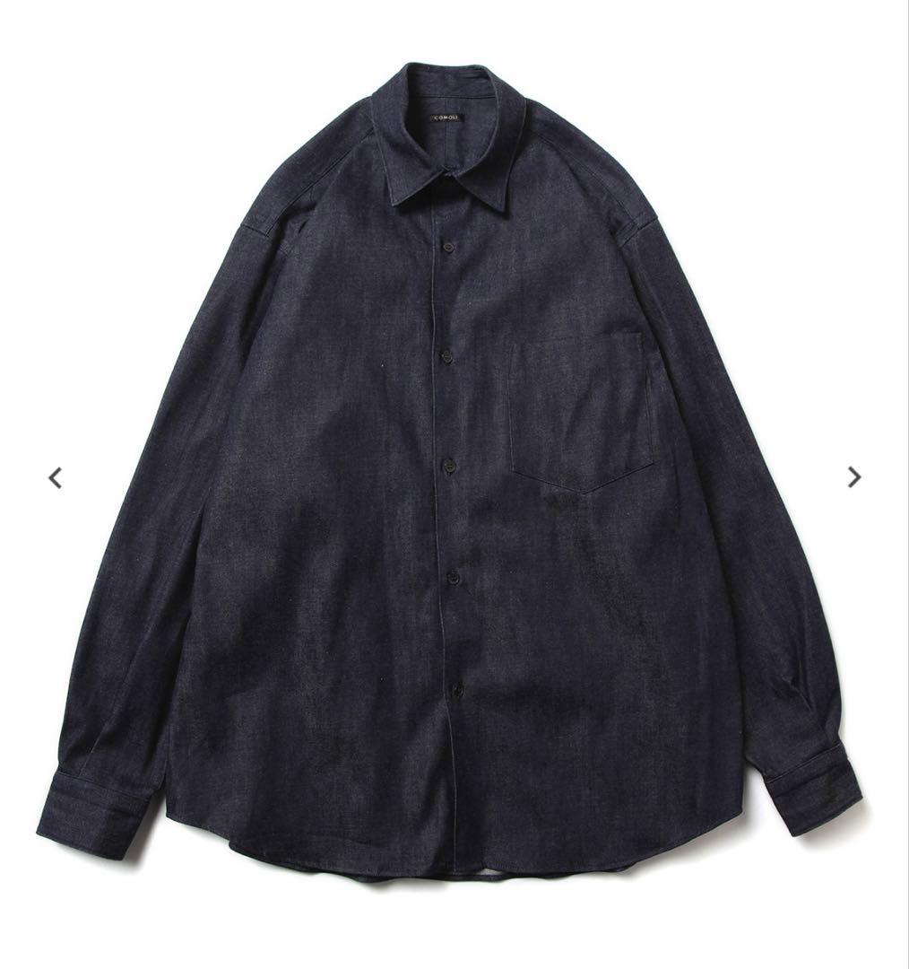 COMOLIコモリ デニムシャツ 2022AW