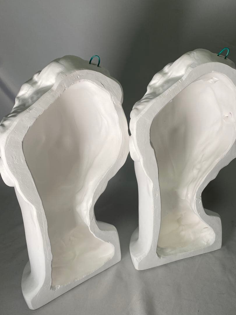 1922❣️ ダイアナ半面　石膏像　2点セット