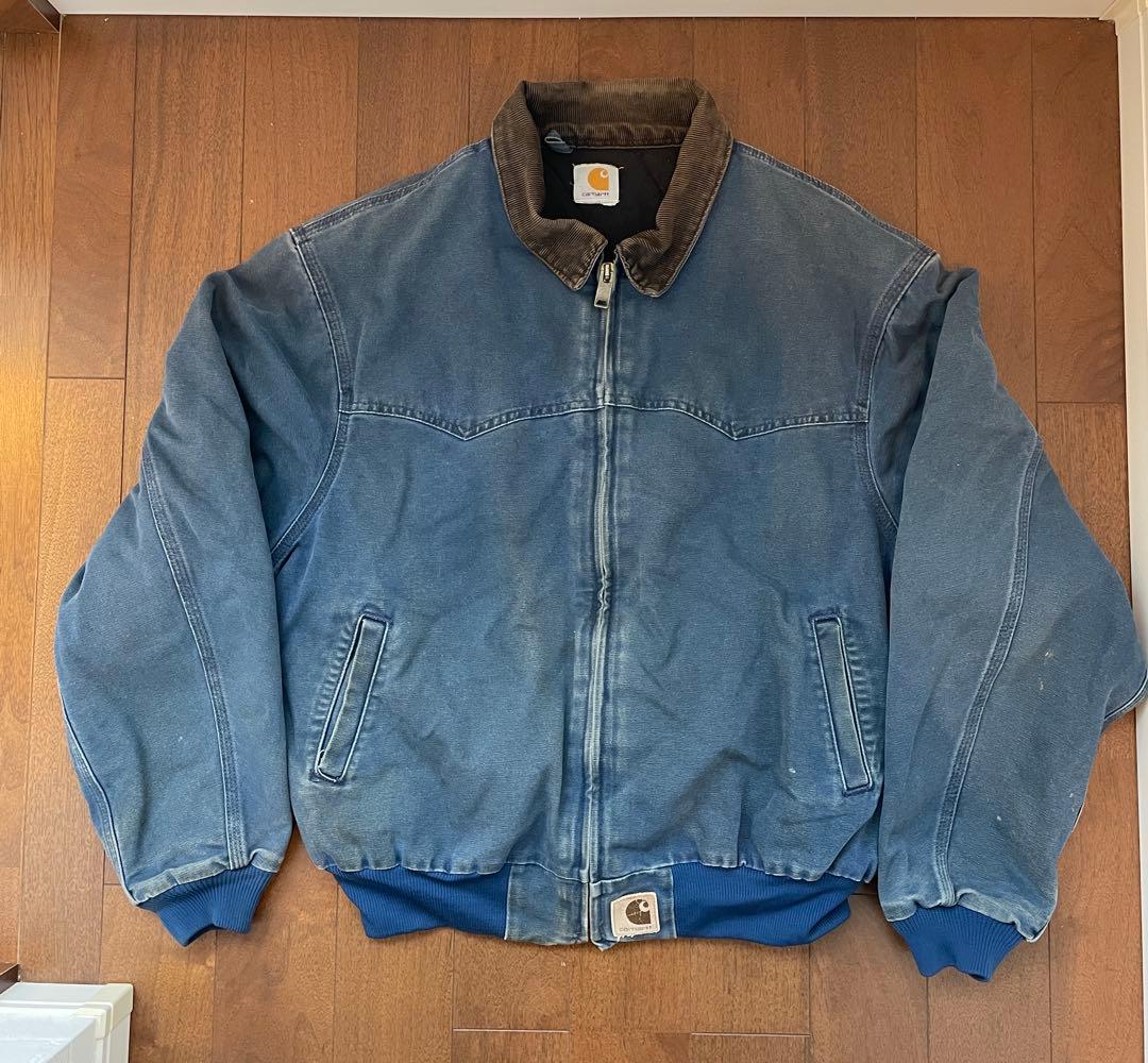 90s カーハート carhartt サンタフェジャケット J14 BLU - メルカリ