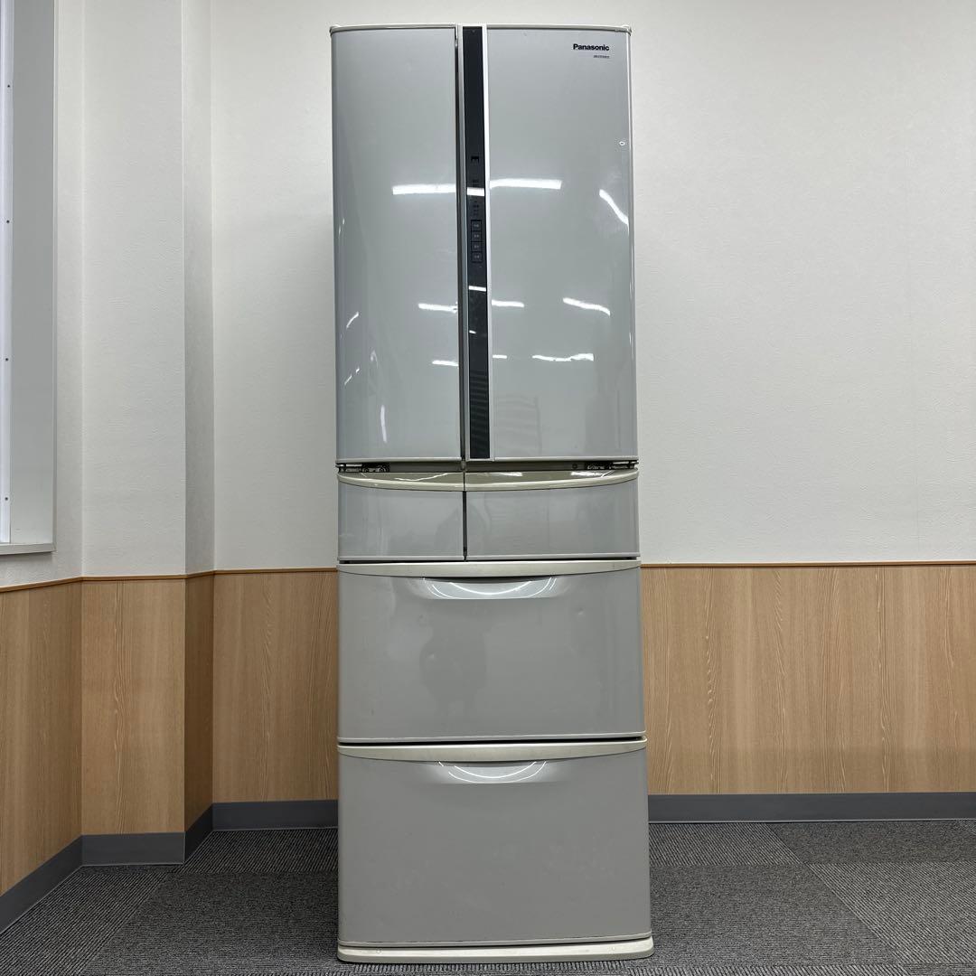 送料込みPanasonic 冷蔵庫 NR-FTF424-H シルバー　2257