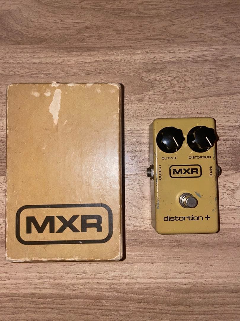 MXR Distortion+ ヴィンテージ（1980年頃）ブロックロゴ 箱付き