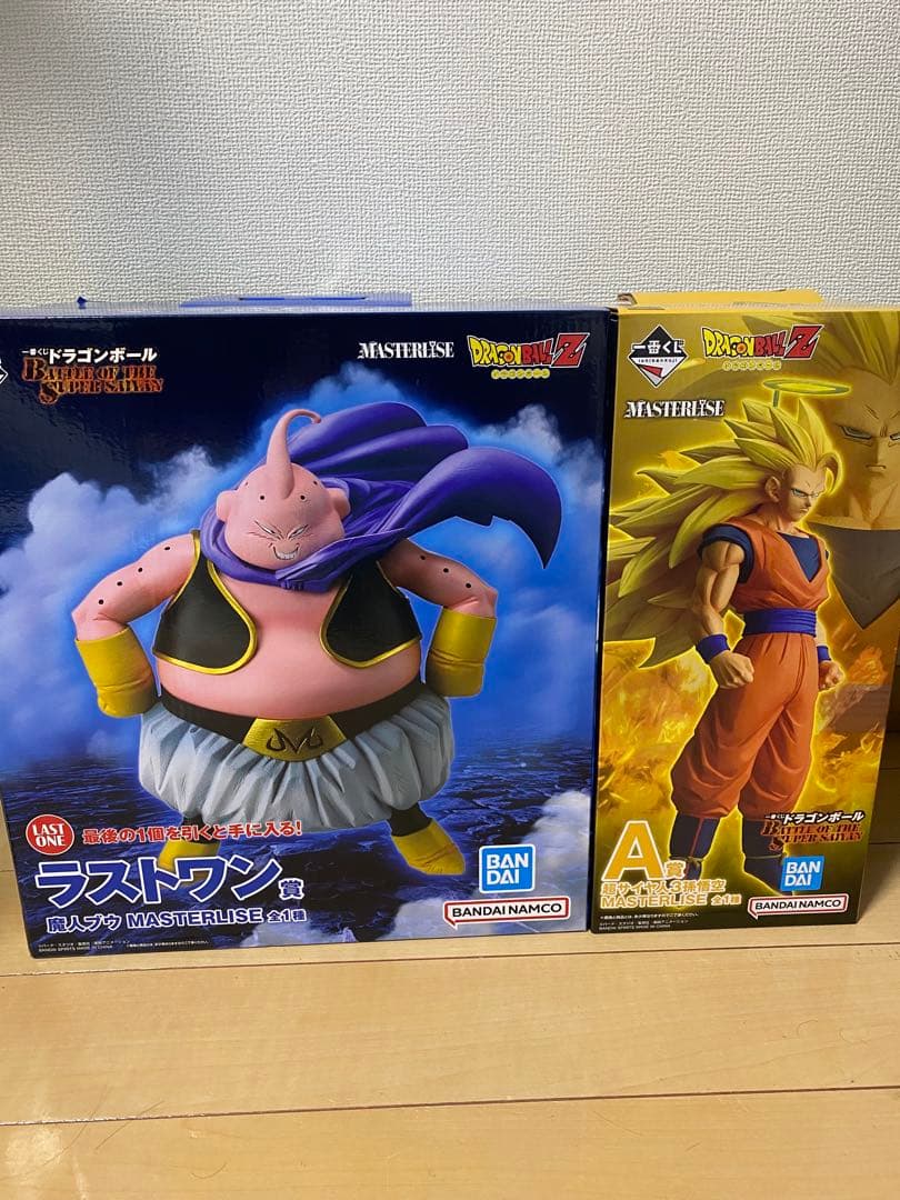 ドラゴンボール 一番くじ　A賞超サイヤ人3孫悟空ラストワン賞　魔人ブウ　セット
