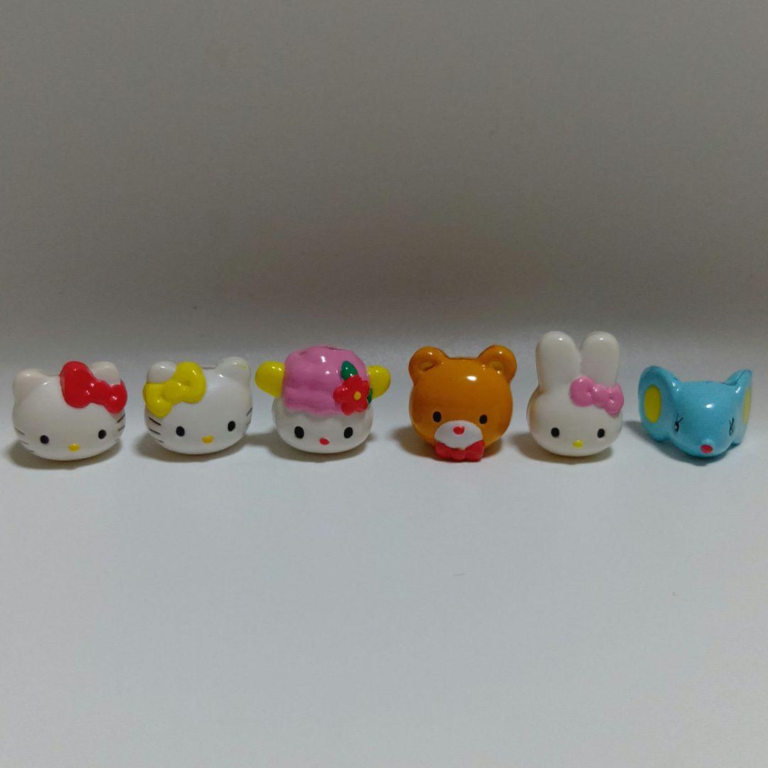 2001年　平成レトロ　ハローキティ　お友達　ストラップスナップ　6個　サンリオ