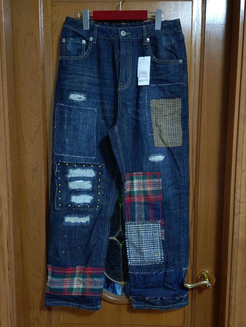 新品　未使用　タグあり　アズノゥアズ　おおらか　デニム