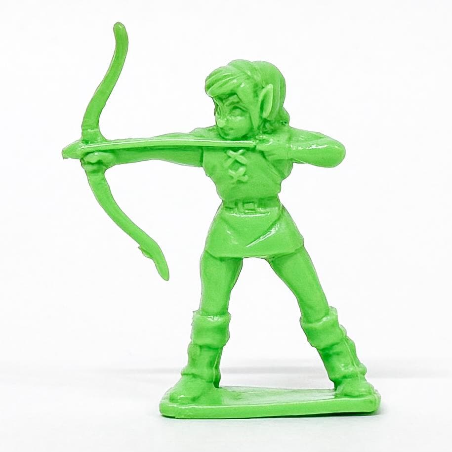 ゼルダの伝説　リンク　プラ製　フィギュア　弓矢