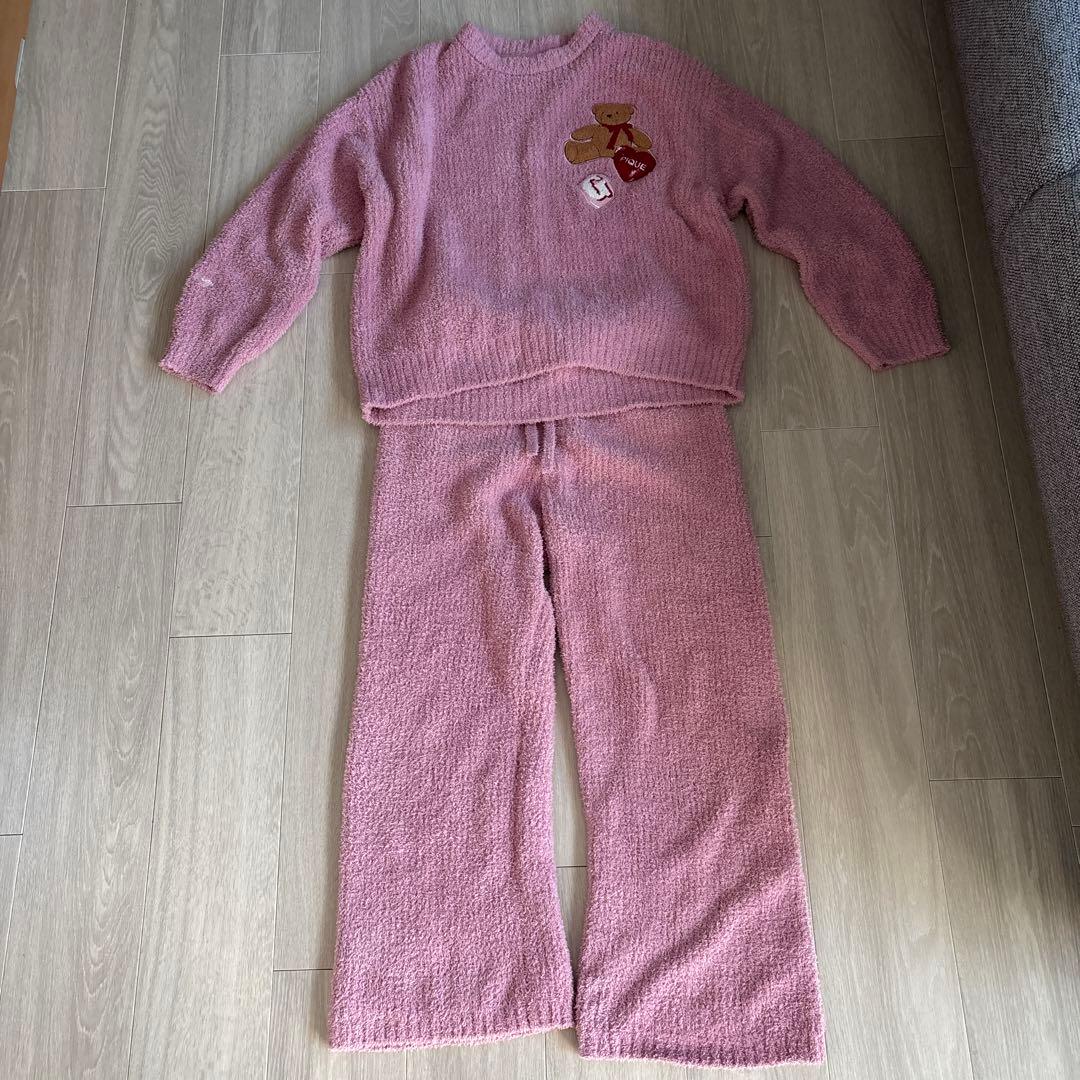 ちぃ⭐︎ベビモコさがらプルオーバー＆ロングパンツセット ジェラートピケ gelato pique 【ONLINE限定】ベビモコベアさがらプル