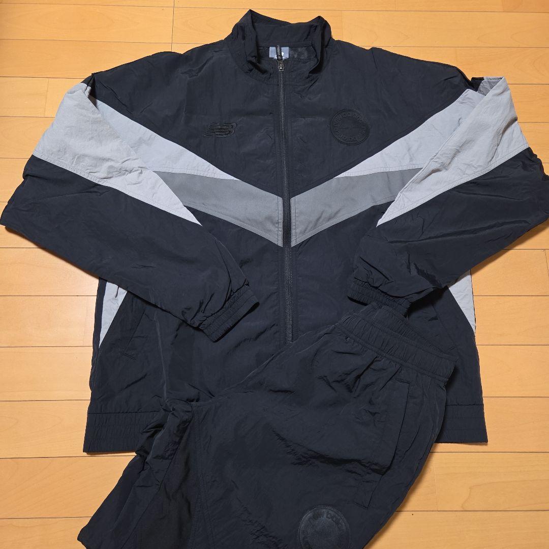 new balance black out ウインドジャケット上下セットアップ New Balance ニューバランス Black Out ウインドジャケット(ブラック