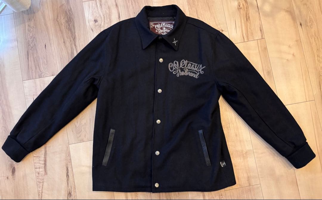 OG CLASSIX ウールジャケット 刺繍 Lサイズ 黒 ローライダー