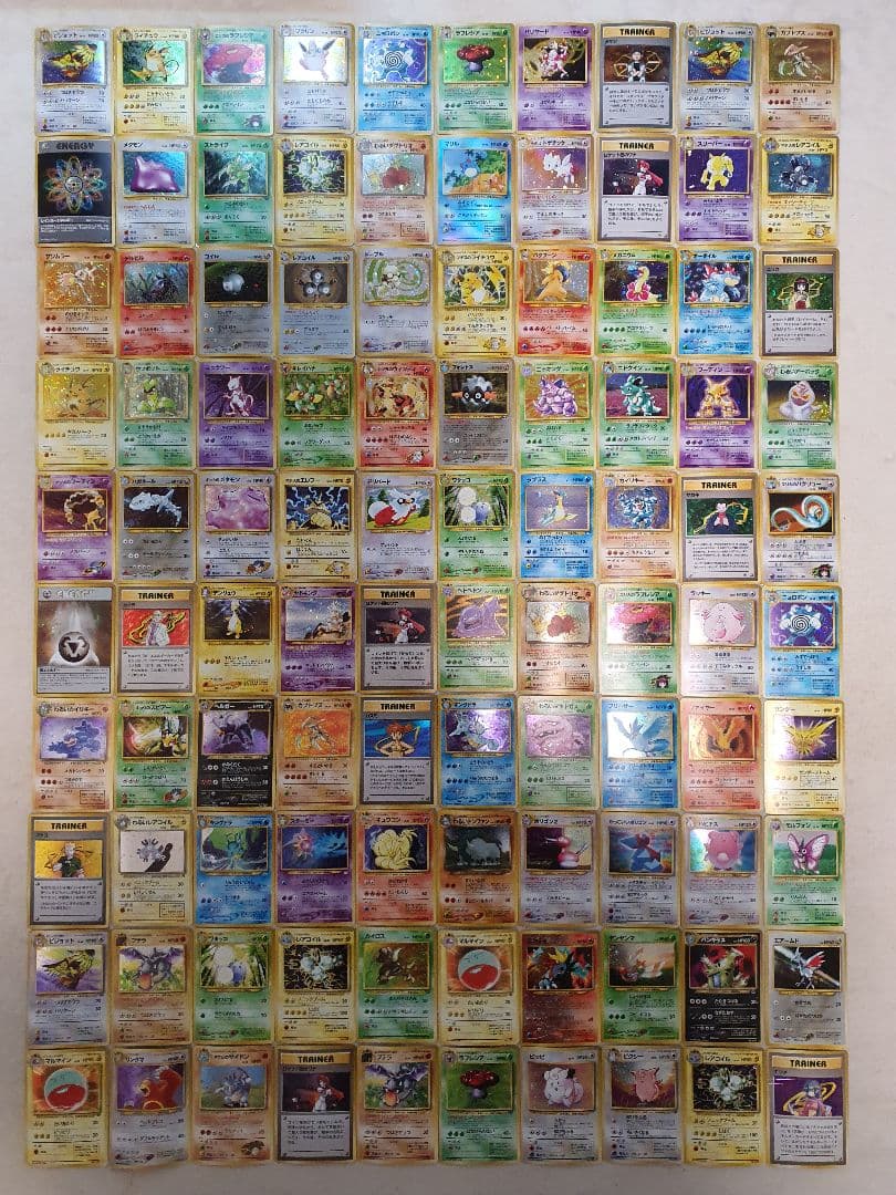 旧裏 キラ大量100枚まとめ売り ポケモンカード 旧裏まとめ売り120枚 キラ プロモ有り - メルカリ