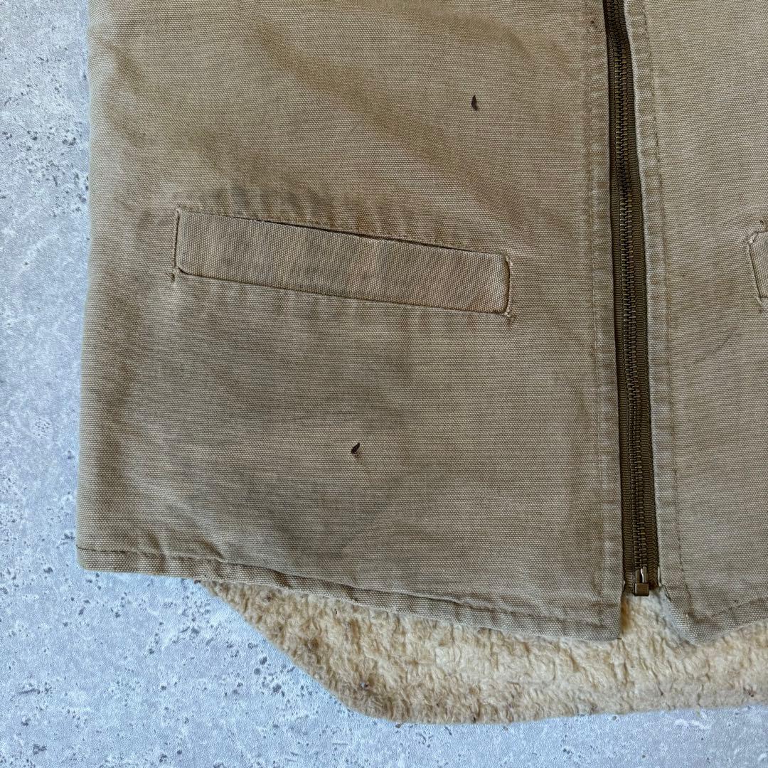80's USA製 carhartt カーハート 星タグ ダック ボア ベスト - メルカリ