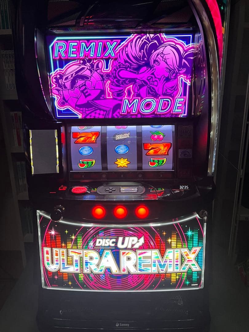 【送料込】 パチスロ スロット実機 サミー　ディスクアップウルトラリミックス