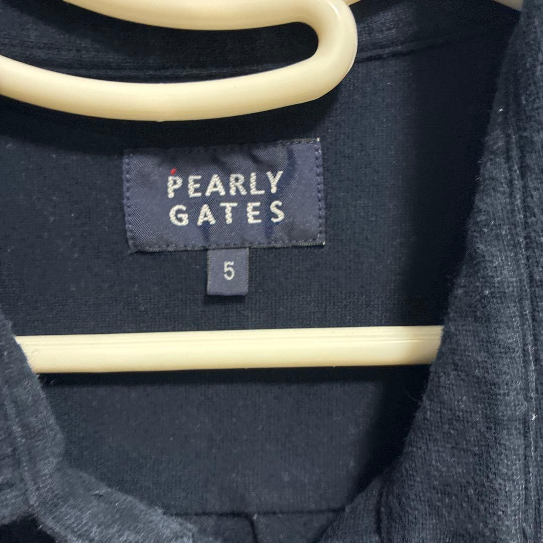 PEARLY GATES ポロシャツ ネイビー サイズ5 - メルカリ