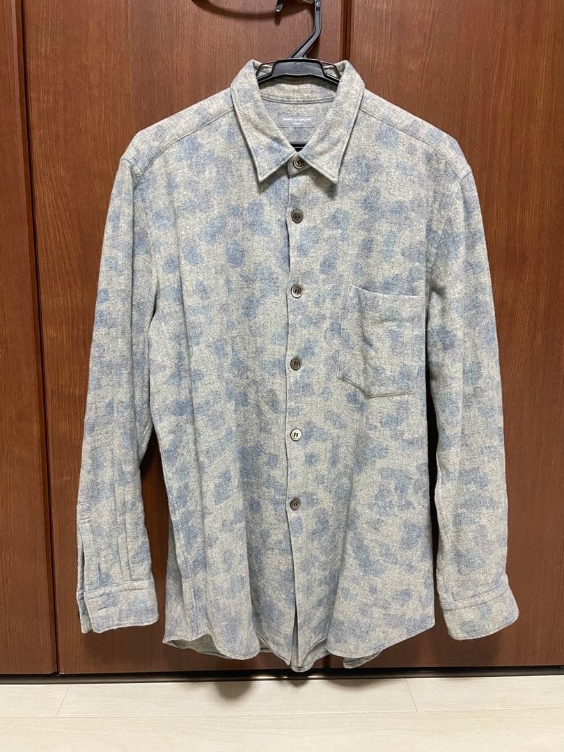 【アーカイブ】コムデギャルソンオムのウールシャツ　AD2001 田中オム