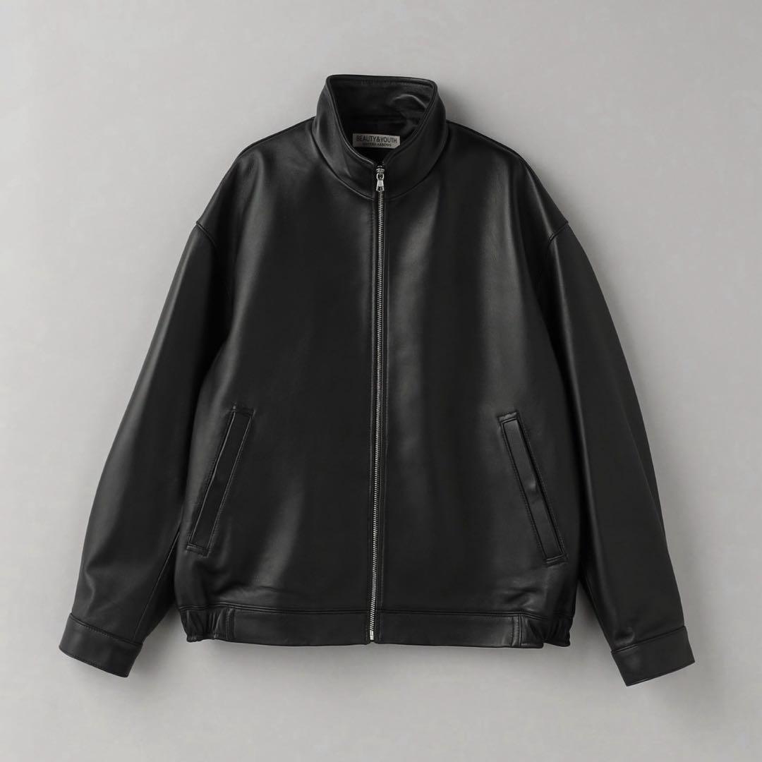 BEAUTY&YOUTH シープレザー MIL ブルゾン - メルカリ