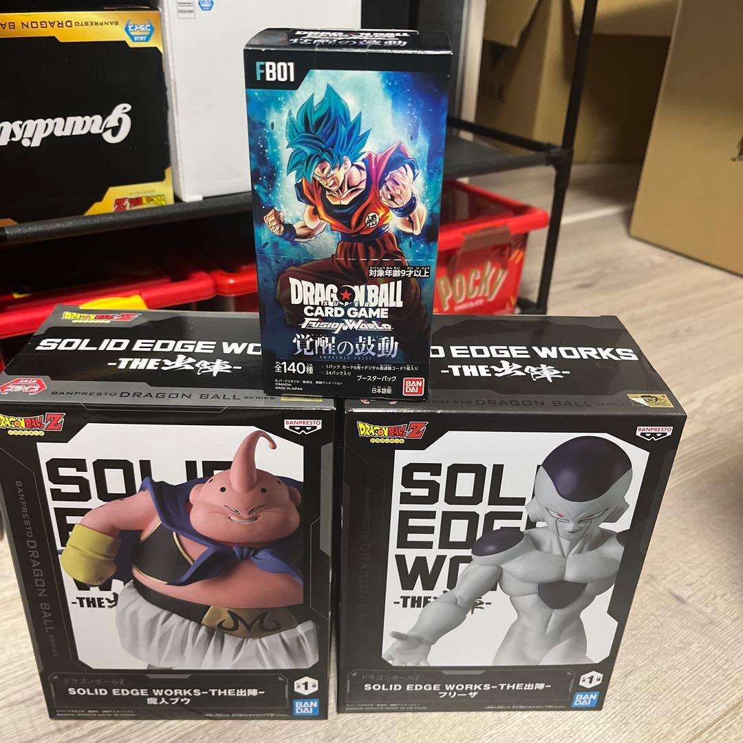 ドラゴンボール セット フィギュア&未開封カードBOX - メルカリ