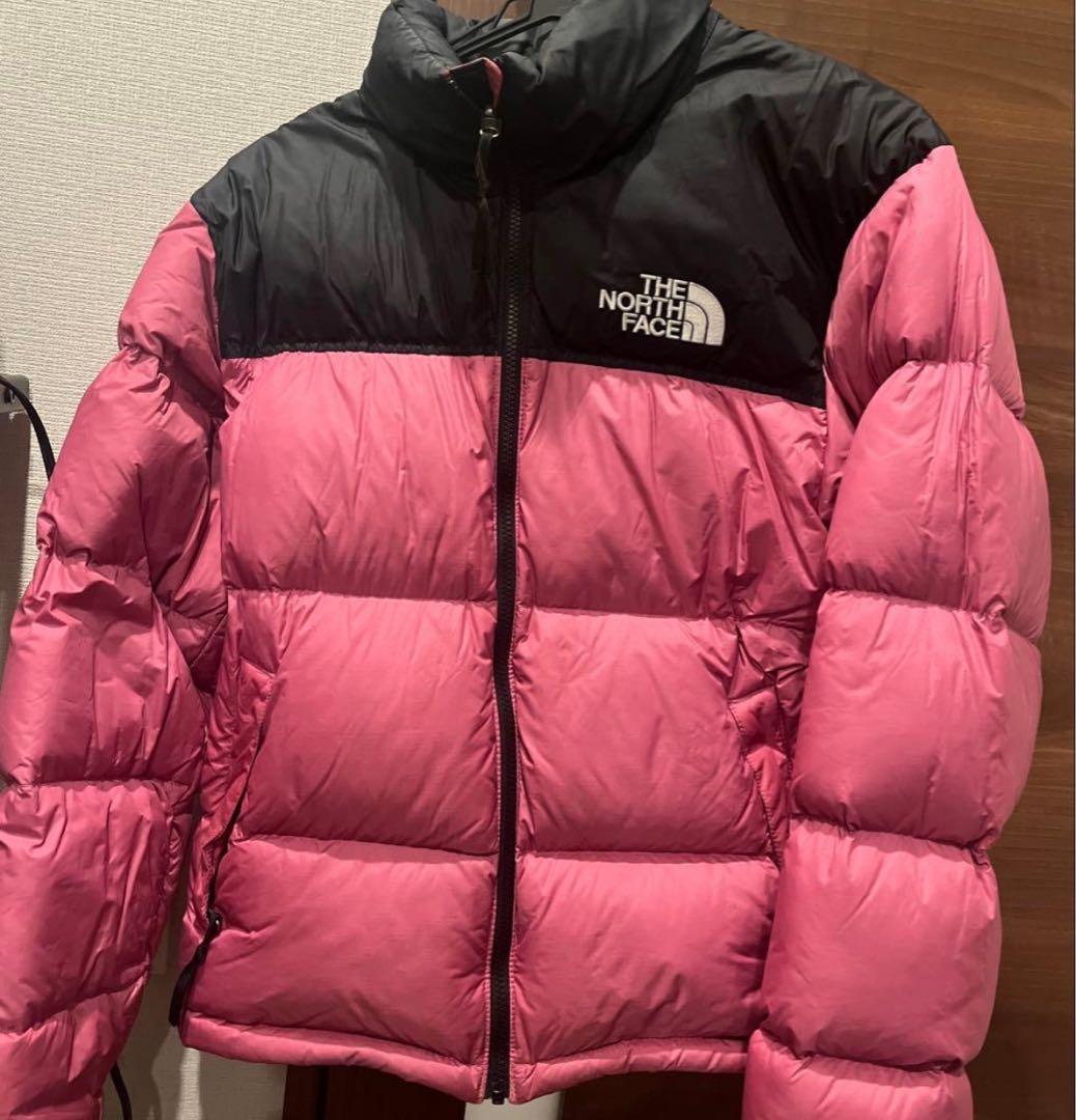 THE NORTH FACE ダウンジャケット ピンク/黒