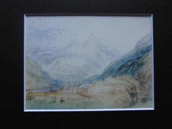 J.M.W.ターナー、ドッガー・バンクの、希少画集画、新品額装付