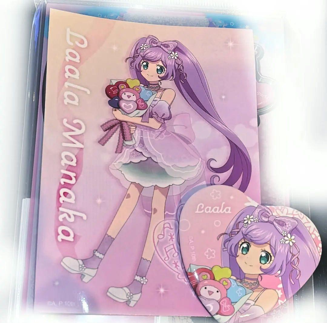 アイカツ プリパラ 真中らぁら ツリービレッジ ハート缶バッジ 特典