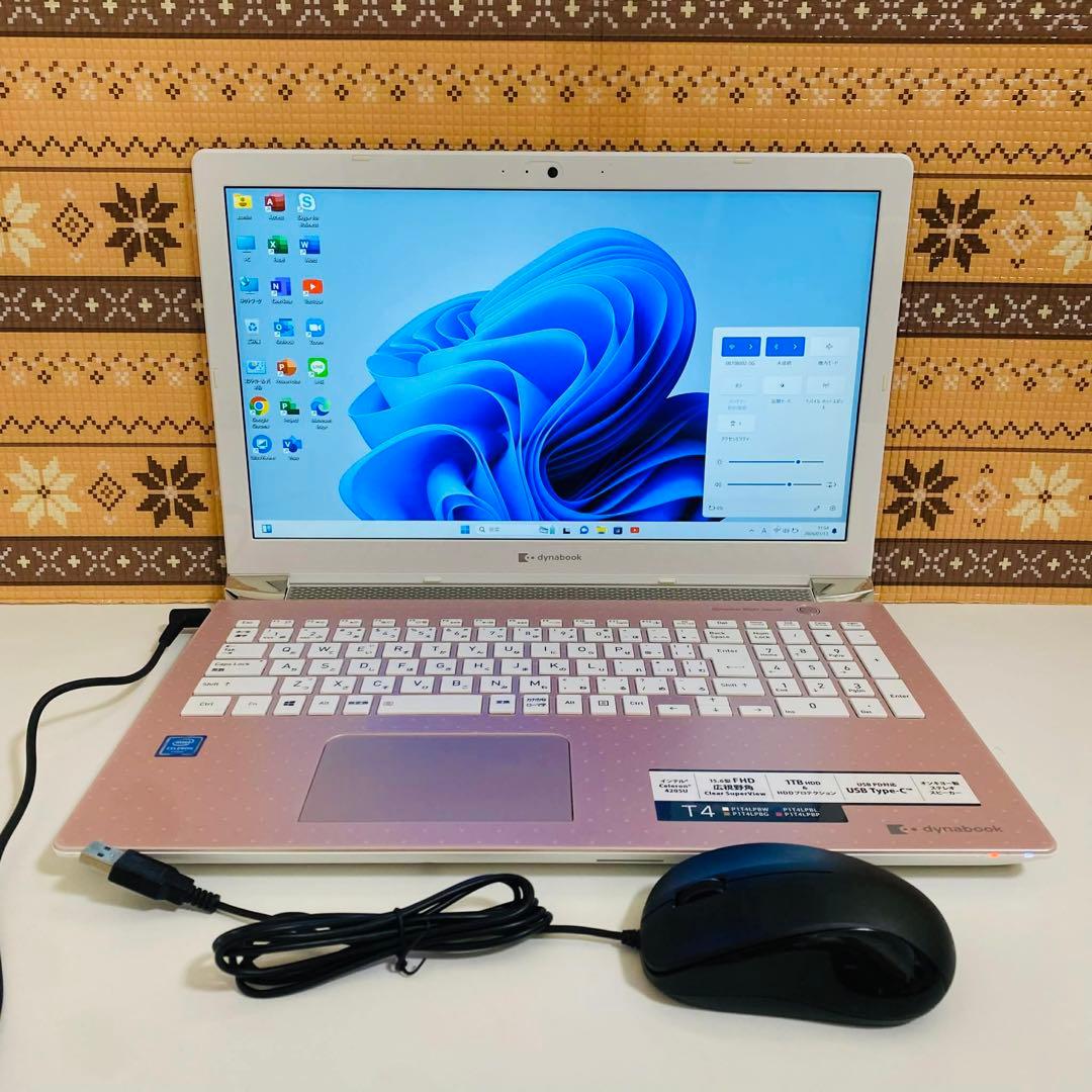 Y22 TOSHIBAノートパソコン WEBカメラSSD高速 Windows11 - メルカリ