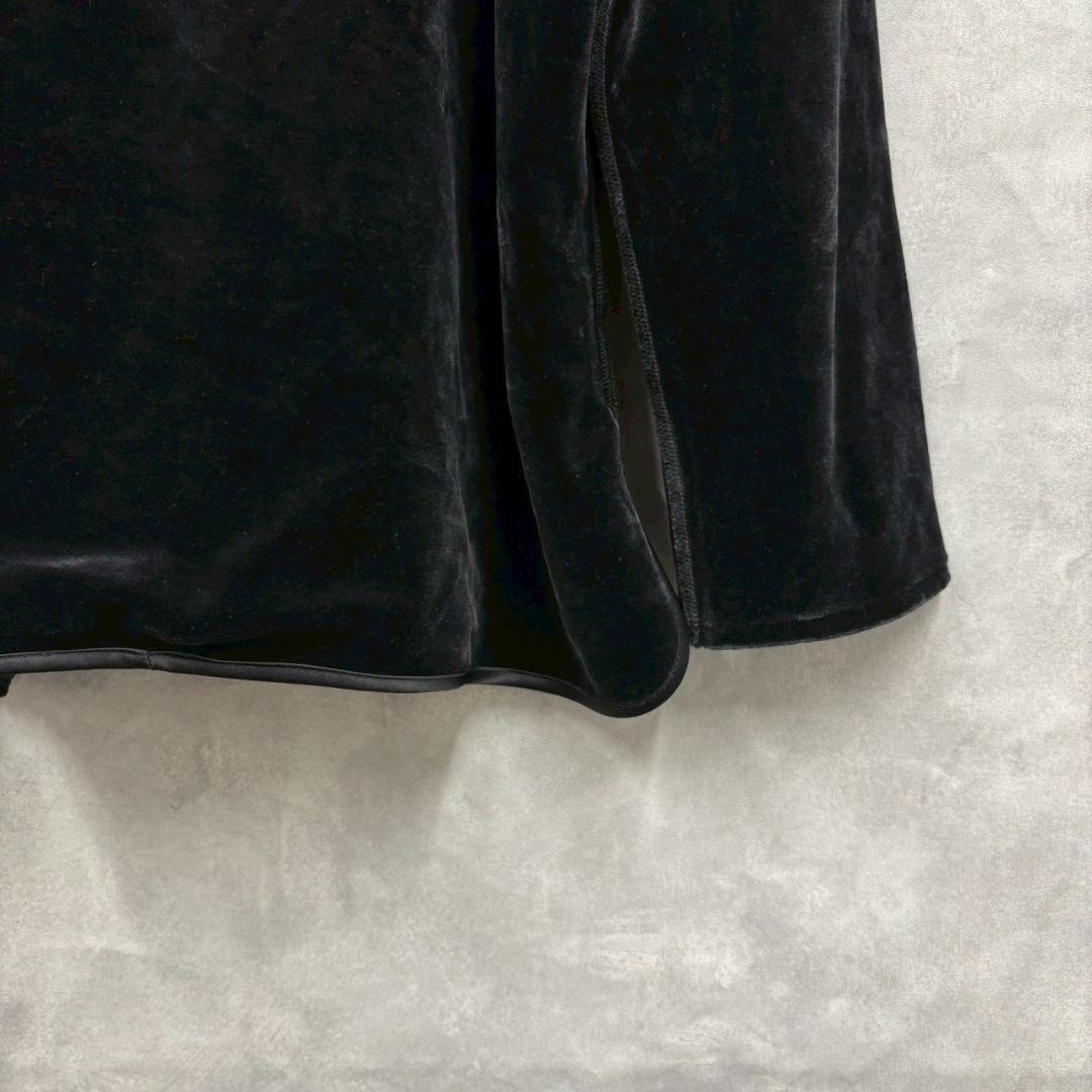 SONIA RYKIEL チャイナ ブラック ベロア ジャケット N2225