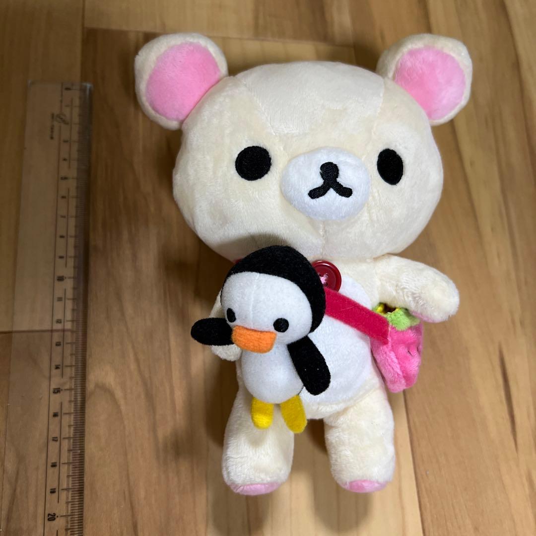 初期 レア コリラックマ ペンギン いちご ぬいぐるみ - メルカリ