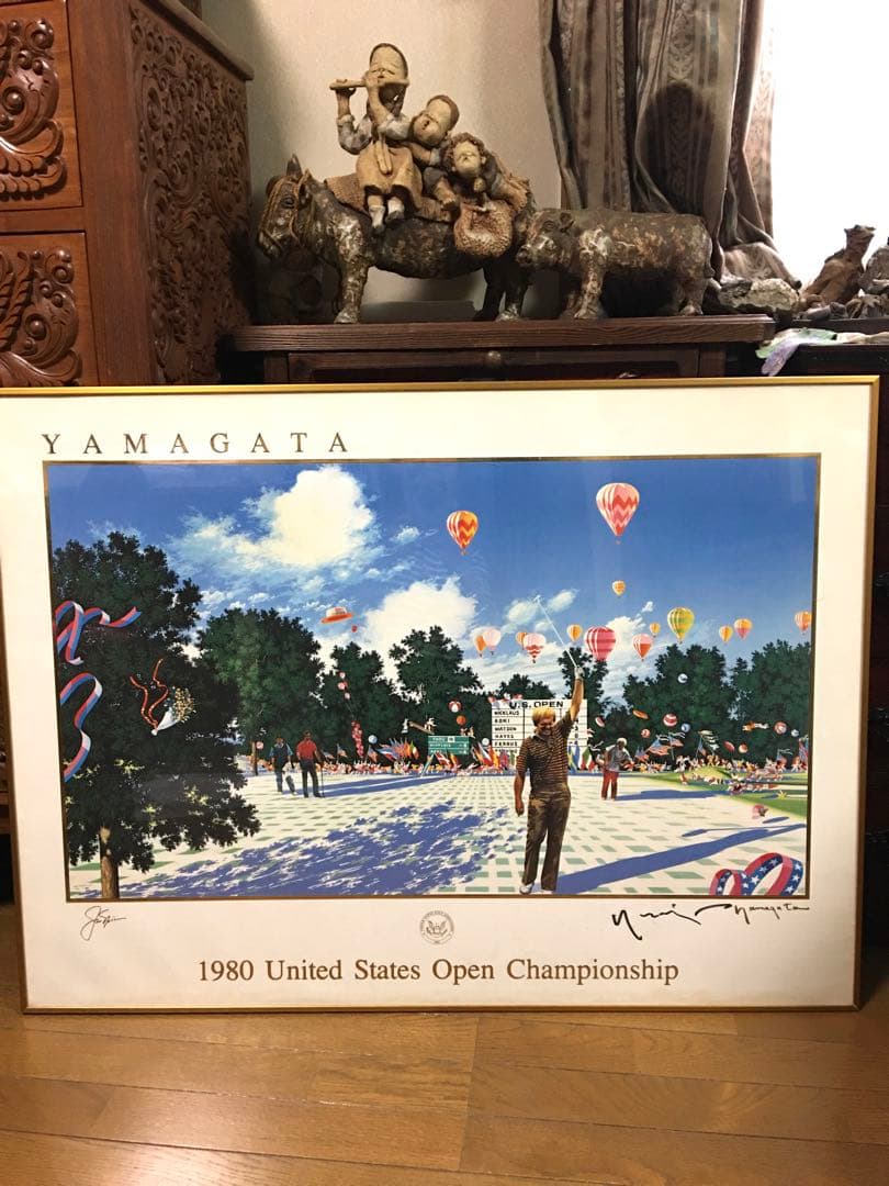 ヒロ・ヤマガタ Championship ゴルフ ポスター額縁 - メルカリ