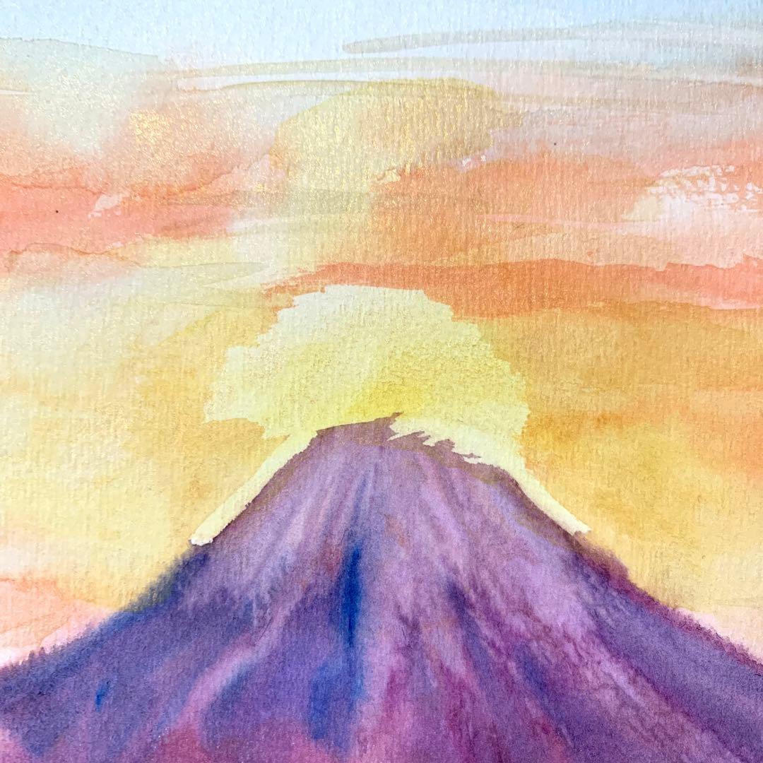 開運絵画 ダイヤモンド富士 金運アップ 富士山 金運上昇 商売繁盛開運