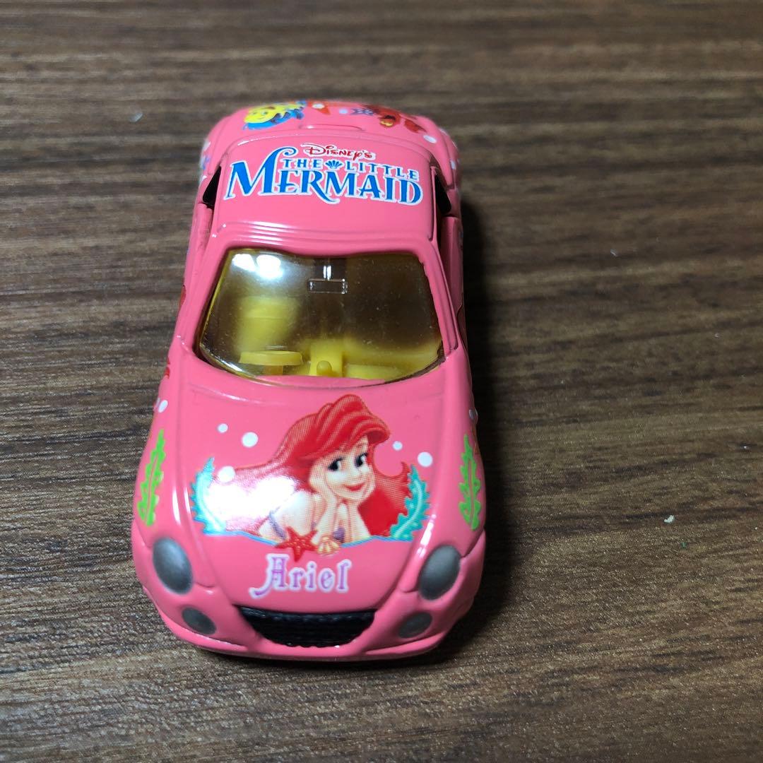 美品 トミカ ディズニー アリエル ダイハツ コペン ピンク Dカプセル