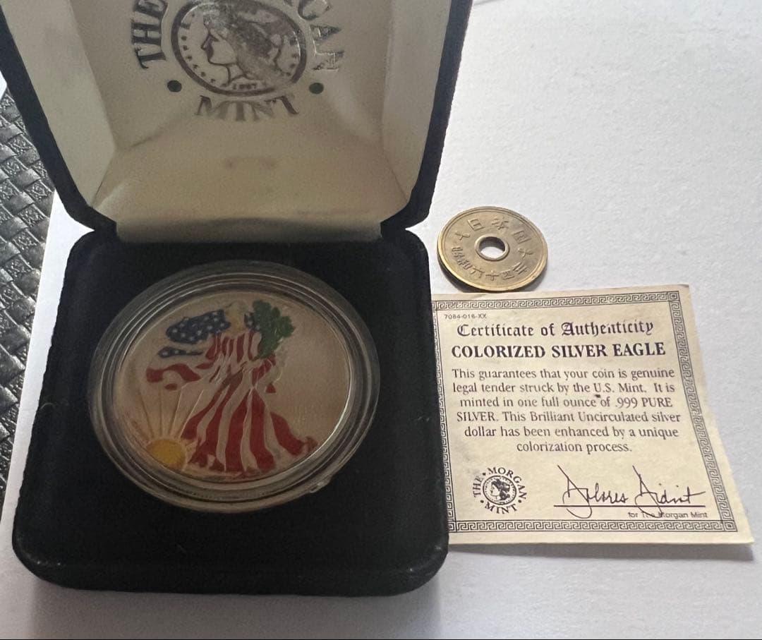 S*y様 2000年 アメリカ合衆国イーグルドル銀貨　両面カラーバージョン(ライ 楽天市場】2023年 NGC MS70 イーグル銀貨 アメリカ シルバーイーグル