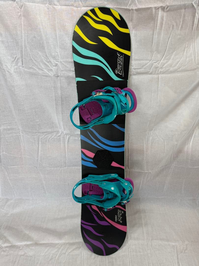 Burton Chopper Safari 125 スノーボード 125cm Used Burton CHOPPER SAFARI 125CM Boys Board/Binding Black 125 cm