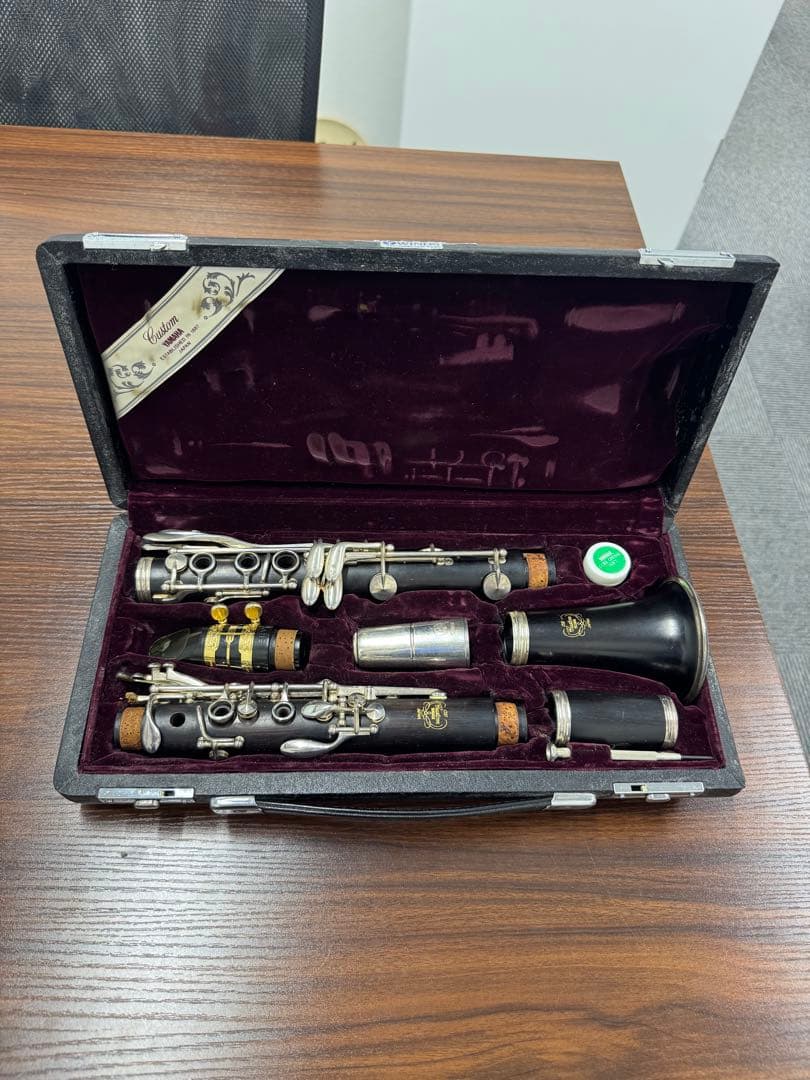 YAMAHA ヤマハ クラリネットCustom ケース付き 管楽器 現状品 中古