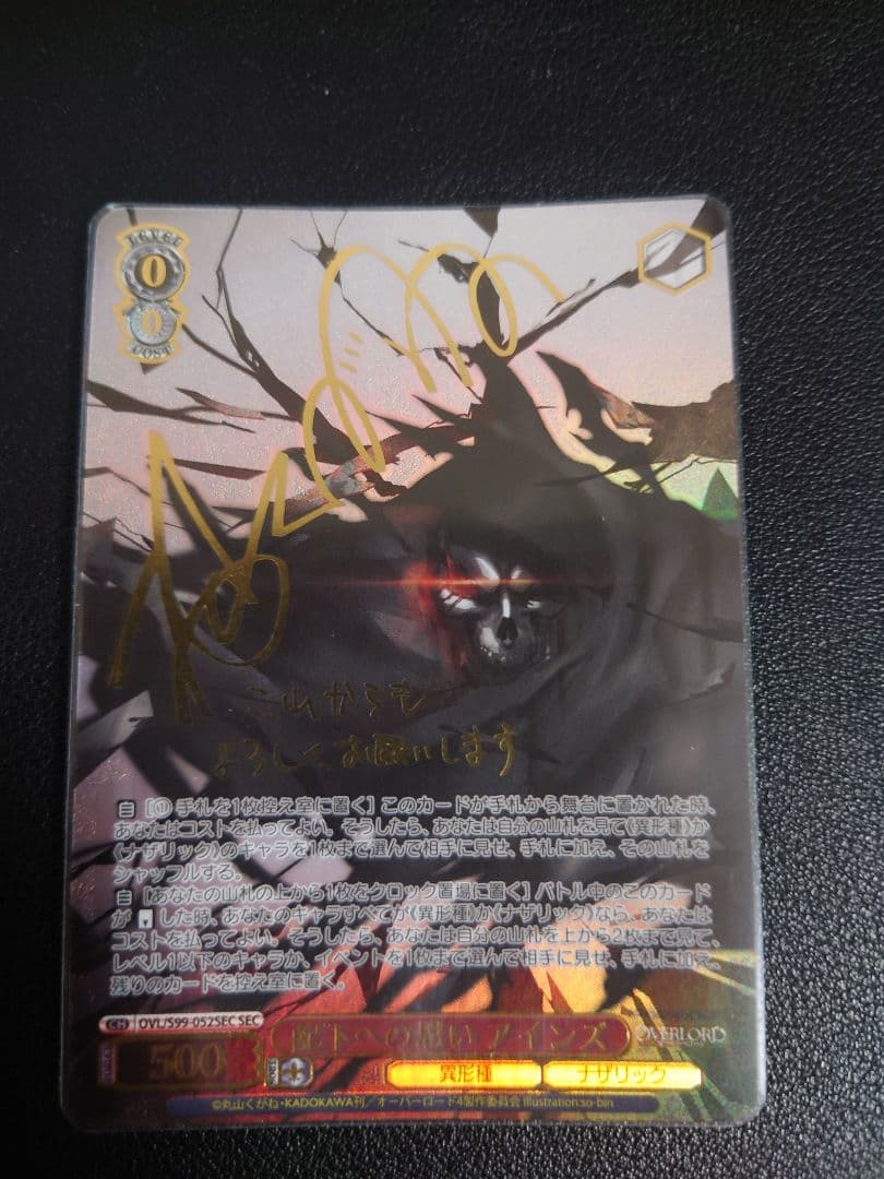 ヴァイスシュヴァルツ　配下への思い　アインズ　SEC