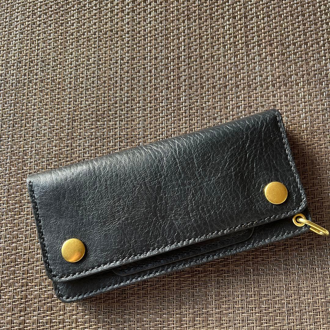 MARYAM ホースフロント ロングトラッカーウォレット 茶芯レア