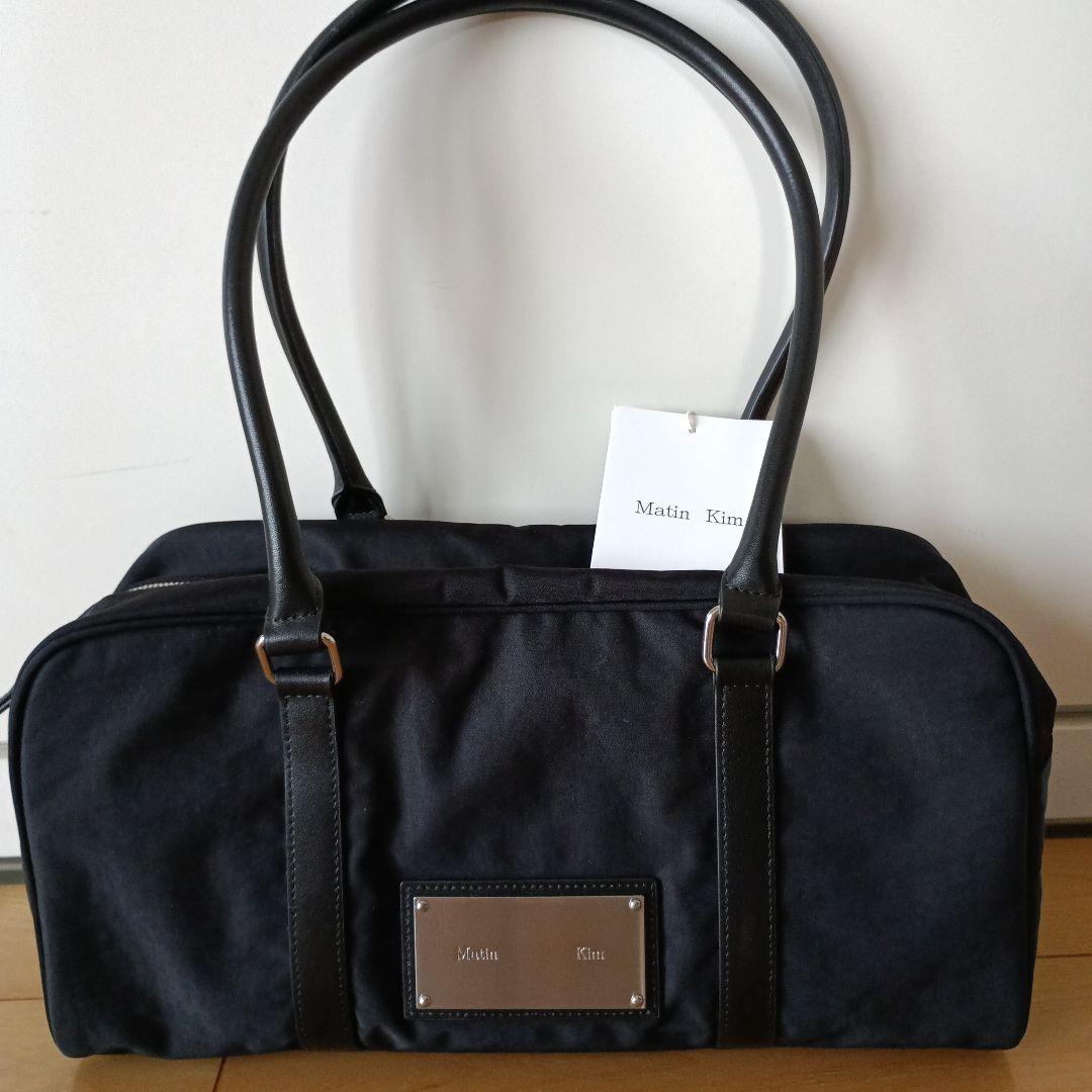 Matin Kim スポーティートートバッグ ブラック フリー