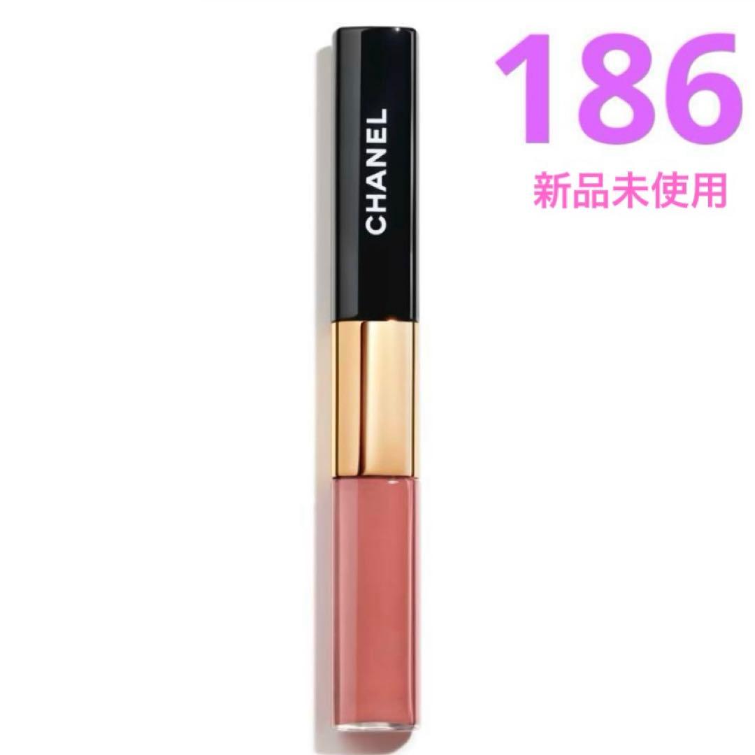 シャネル ル ルージュ デュオ ウルトラトゥニュ 186 ピンクヌード リップ