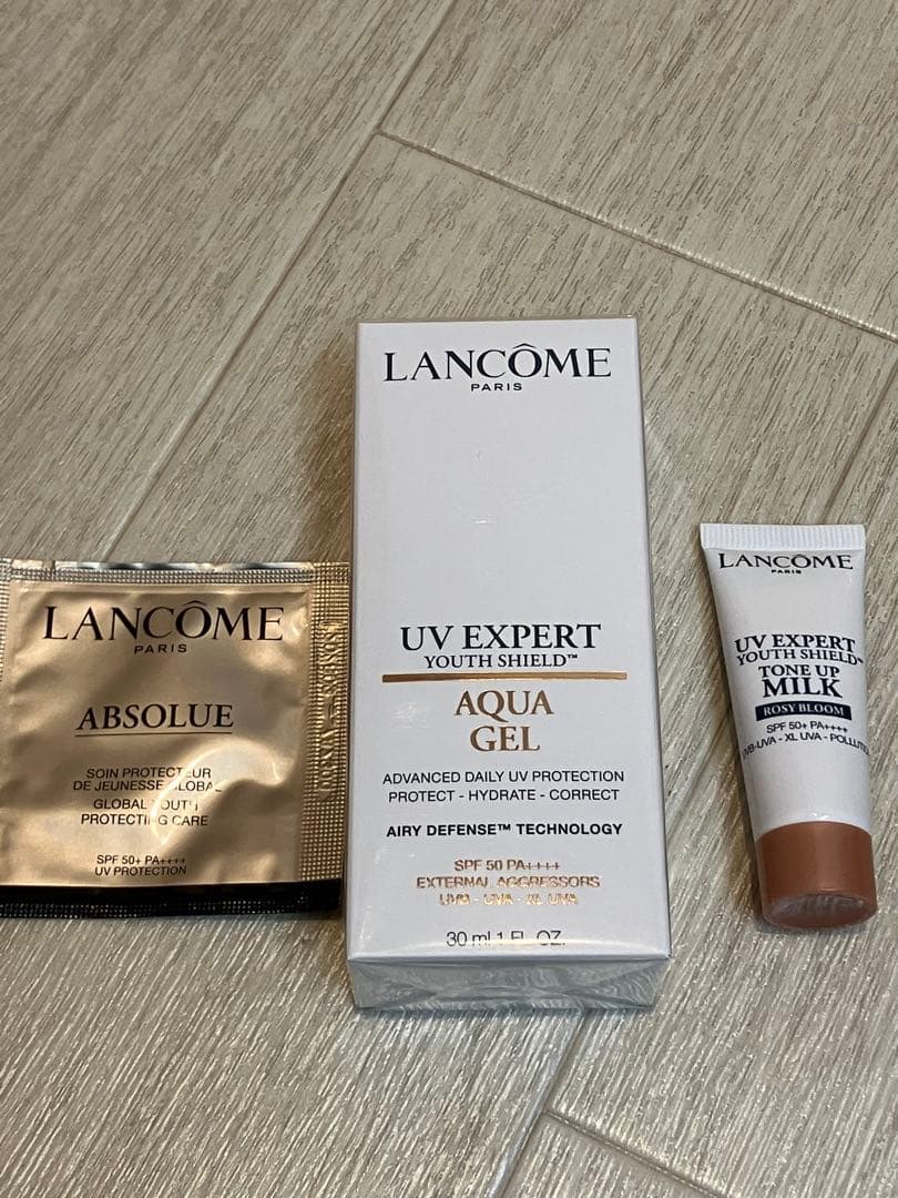 LANCOME UV EXPERT AQUA GEL & MILK セット