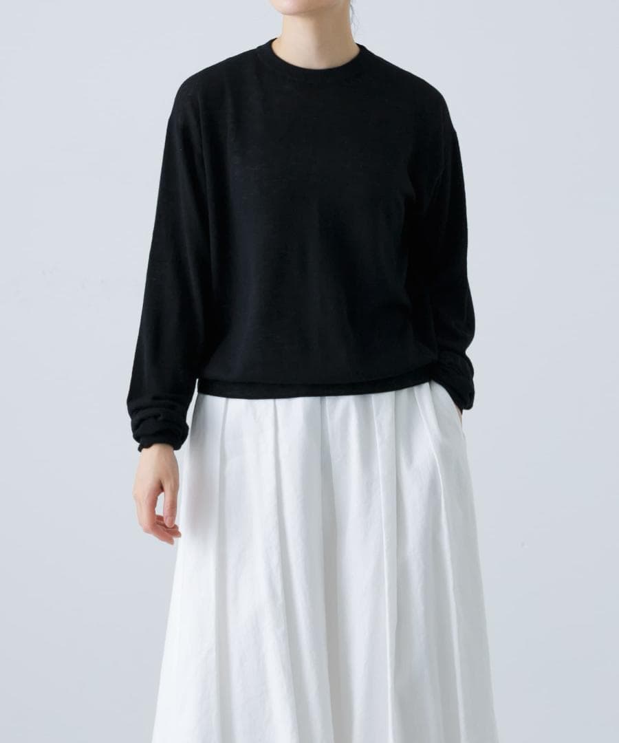 最終値下げ　かぐれ　ウールハイゲージクルーニット