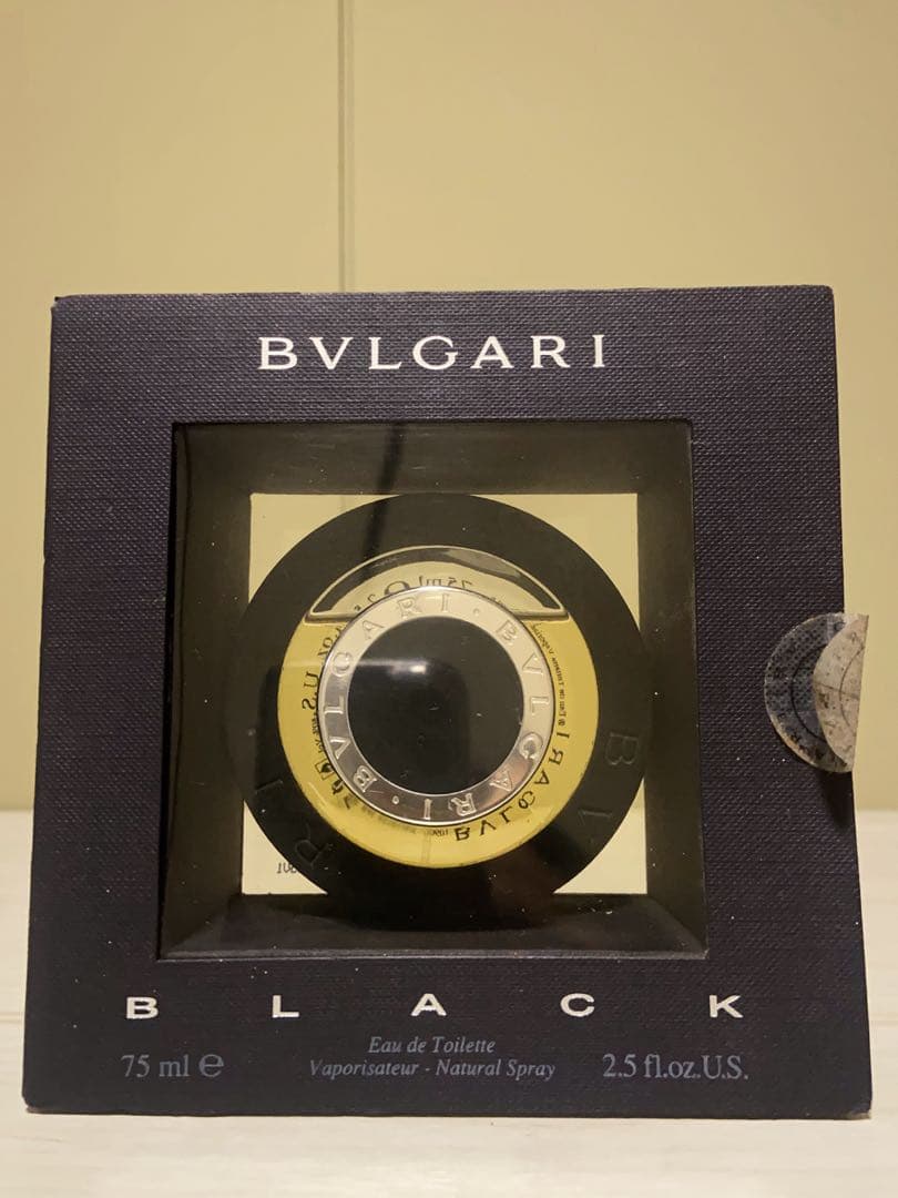 ブルガリ　ブラック　オードトワレ　75ml 箱付き　廃盤品　ほぼ未使用