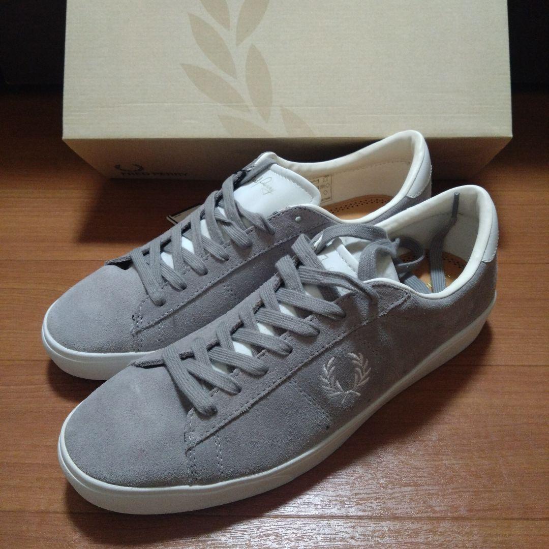 【新品】Fred Perry スエード スニーカー　グレー