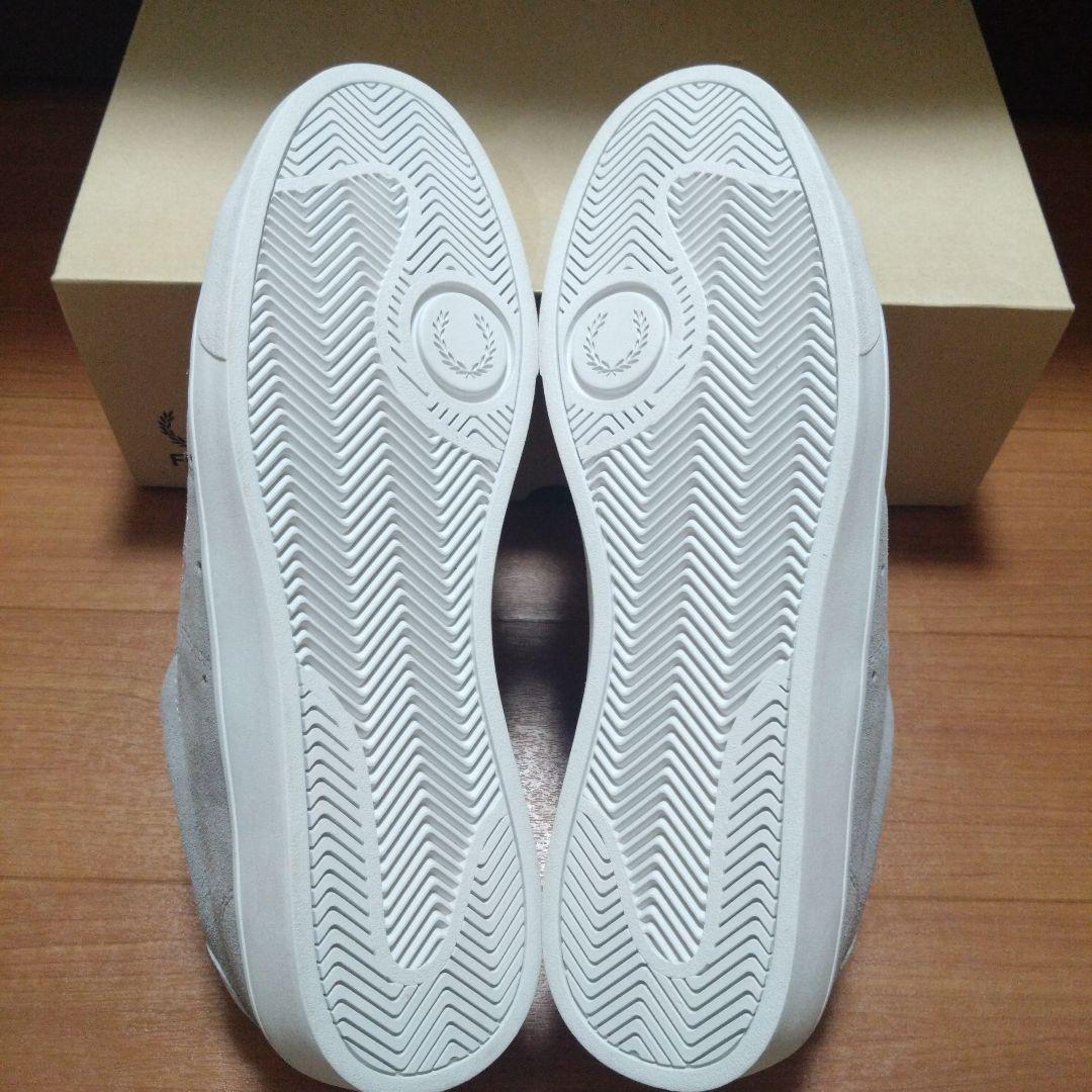 新品】Fred Perry スエード スニーカー グレー - メルカリ